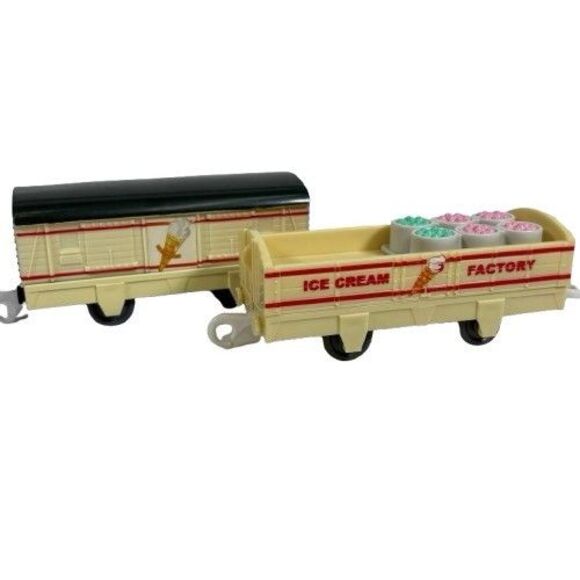 Thomas & Friends Train TrackMaster Ice Cream Factory Sodor Tanker Cargo Car 2009 - Picture 1 of 13